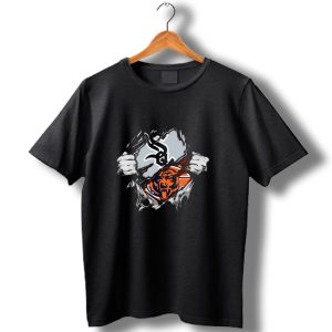 Chicago Bears Chicago White Sox Emblem Fusion T Shirt