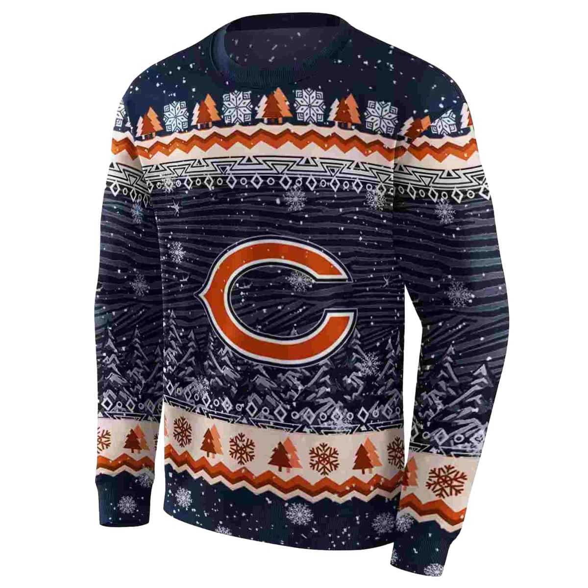 Chicago-Bears-Christmas-Trees-Blue-AOP-Sweatshirt-2
