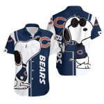 Chicago Bears Cool Snoopy Kiss Logo Hawaiian Shirt