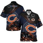 Chicago Bears Cosmic Swirl Hawaiian Shirt