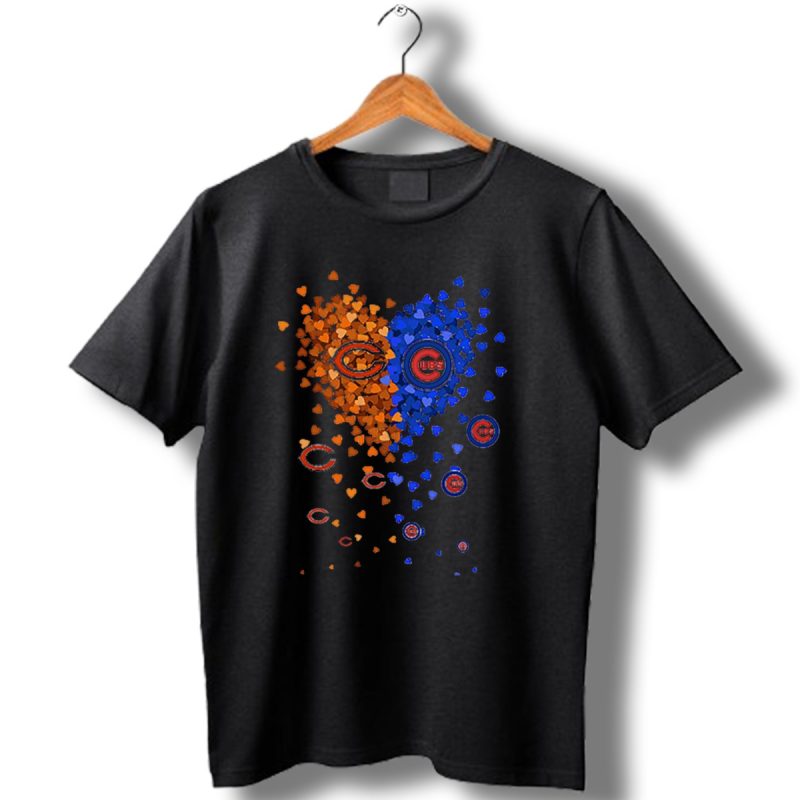 Chicago-Bears-Cubs-Heart-Logo-Fusion-T-Shirt-1_T-Shirt-1 Chicago Bears Cubs Heart Logo Fusion T Shirt 1 T Shirt 1