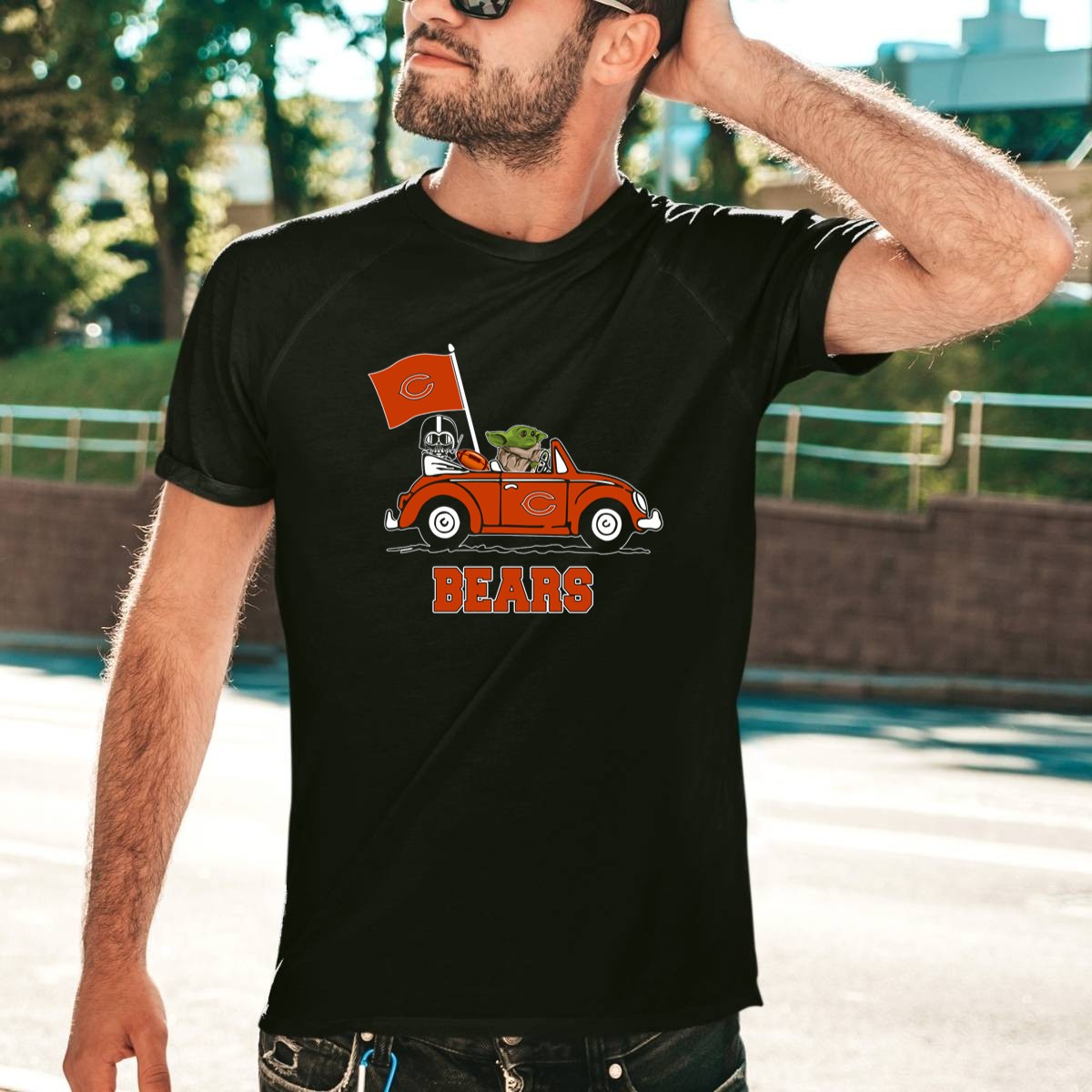Chicago-Bears-Darth-Vader-Baby-Yoda-Car-Driving-Star-Wars-Football-T-Shirt-1_t-shirt-4_5