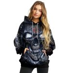 Chicago-Bears-Demonic-Skull-Blue-Black-AOP-Hoodie-3