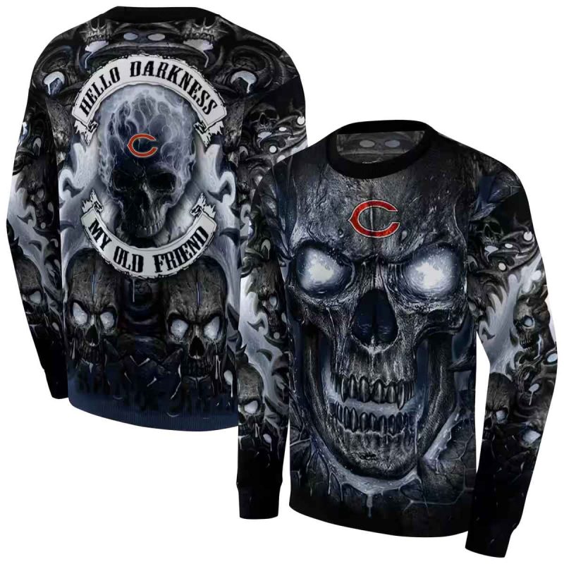 Chicago-Bears-Demonic-Skull-Blue-Black-Aop-Sweatshirt-1 Chicago Bears Demonic Skull Blue Black Aop Sweatshirt 1