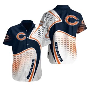 Chicago Bears Diamond Dazzle Hawaiian Shirt