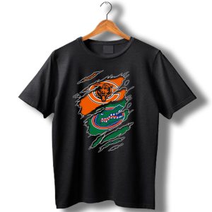 Chicago Bears Florida Gators Claw Marks T Shirt