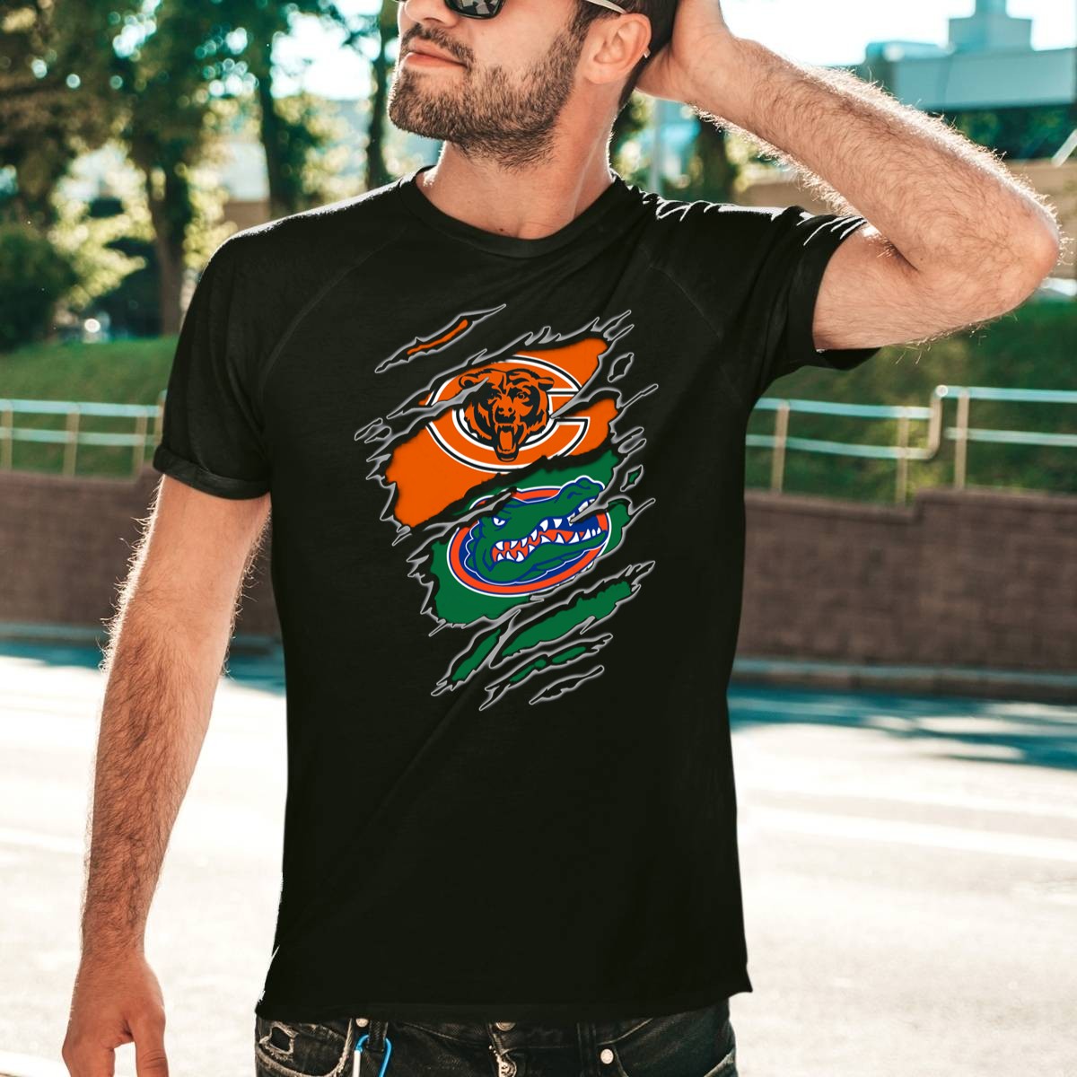 Chicago-Bears-Florida-Gators-Claw-Marks-T-Shirt-1_t-shirt-4_5