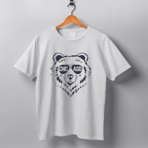 Chicago Bears Football Bear Face Chicago Sunglasses T Shirt