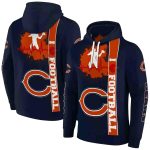 Chicago-Bears-Football-Heartbeat-Blue-AOP-Hoodie-1