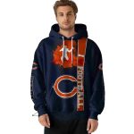 Chicago-Bears-Football-Heartbeat-Blue-AOP-Hoodie-4