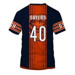 Chicago-Bears-Gale-Sayers-40-Jersey-with-Signature-AOP-T-Shirt-2