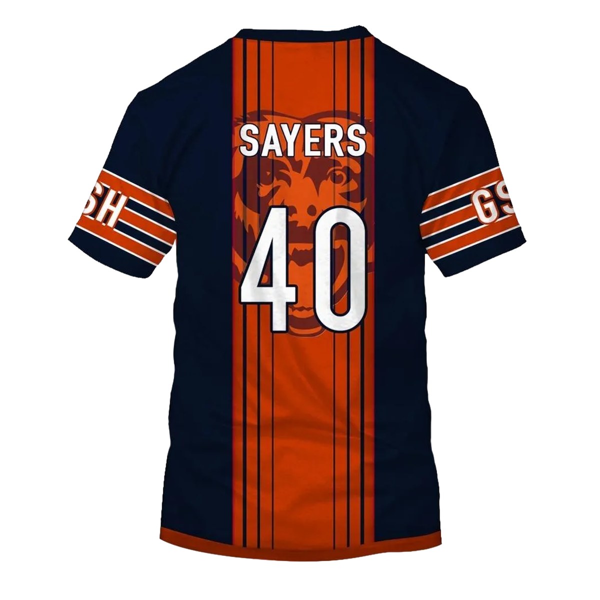Chicago-Bears-Gale-Sayers-40-Jersey-with-Signature-AOP-T-Shirt-2