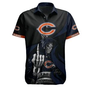 Chicago Bears Grim Reaper Champion Hawaiian Shirt