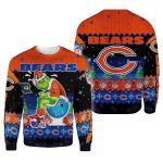 Chicago Bears Grinch Toilet Ugly Sweater