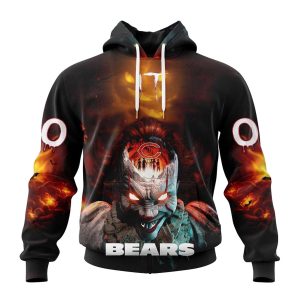 Chicago Bears Halloween Badut Mematikan IT AOP Hoodie