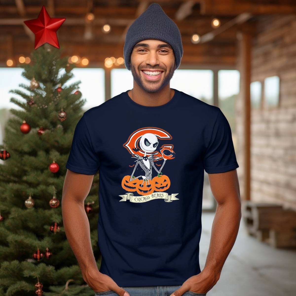 Chicago-Bears-Halloween-Jack-Skellington-Nfl-Pumpkin-T-Shirt-1_t-shirt-3_4