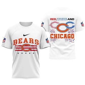 Chicago Bears Happy 4Th Of July AOP T Shirt