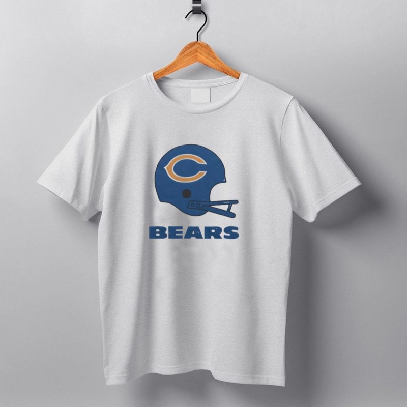 Chicago-Bears-Helmet-Iconic-T-Shirt-1_T-Shirt-1 Chicago Bears Helmet Iconic T Shirt 1 T Shirt 1