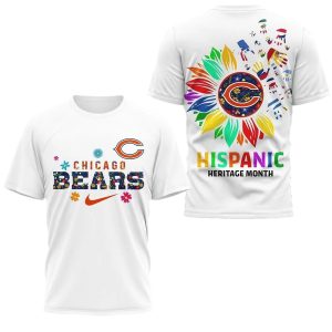 Chicago Bears Hispanic Heritage Month AOP T Shirt
