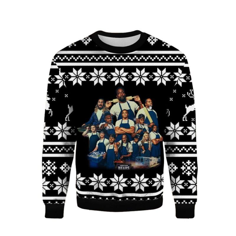 Chicago Bears Hot Off The Gril Ugly Sweater 1