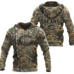 Chicago Bears Hunting Camo AOP Hoodie
