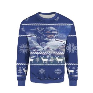 Chicago Bears Justin Fields Legend Ugly Sweater