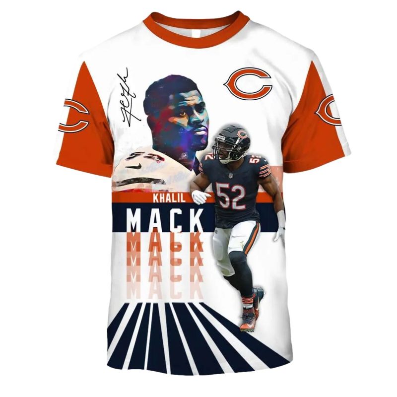 Chicago-Bears-Khalil-Mack-Signature-White-And-Orange-Aop-T-Shirt-1 Chicago Bears Khalil Mack Signature White And Orange Aop T Shirt 1