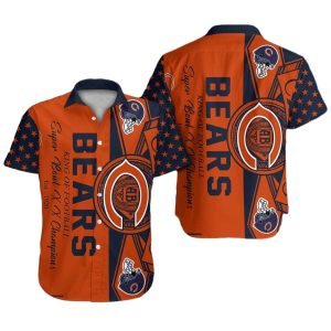 Chicago Bears King Of Football Hawaiian Shirt