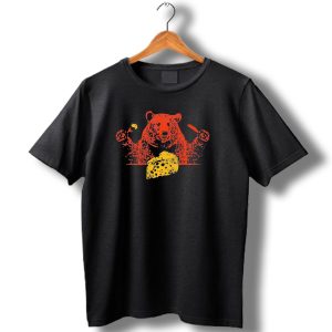 Chicago Bears Lets Eat Cheese Fork Knife Bear T Shirt