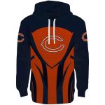 Chicago-Bears-Logo-And-Concentric-Lines-Blue-Black-AOP-Hoodie-2