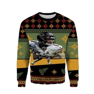 Chicago Bears Logo And Justin Fields Ugly Sweater