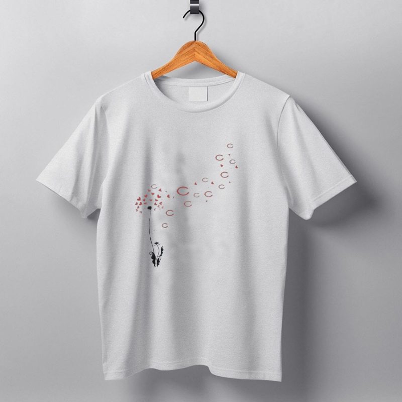 Chicago-Bears-Logo-Dandelion-Floral-Pattern-Black-T-Shirt-1_T-Shirt-1 Chicago Bears Logo Dandelion Floral Pattern Black T Shirt 1 T Shirt 1