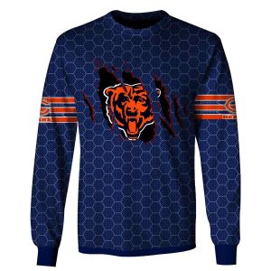 Chicago Bears Logo In My Heart AOP Sweatshirt
