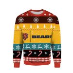 Chicago Bears Logo In My Heart Best Christmas Gifts Ugly Sweater