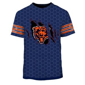 Chicago Bears Logo Inside Me AOP T Shirt