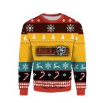 Chicago Bears Logo Lovely Christmas Pattern Ugly Sweater