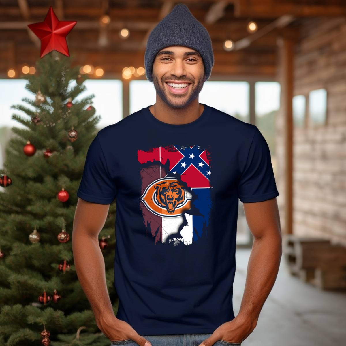 Chicago-Bears-Logo-Over-Mississippi-Flag-Tear-T-Shirt-1_t-shirt-3_4