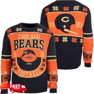 Chicago Bears Logo Retro Est 1920 Ugly Sweater