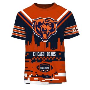 Chicago Bears Logo Since 1920 AOP T Shirt