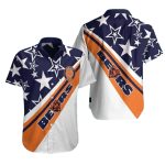 Chicago Bears Logo Stars And Stripes Hawaiian Shirt