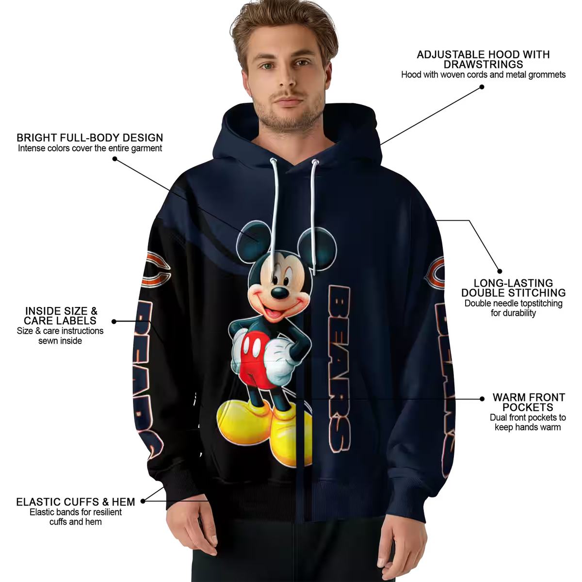 Chicago-Bears-Mickey-Mouse-Blue-Black-AOP-Hoodie-4