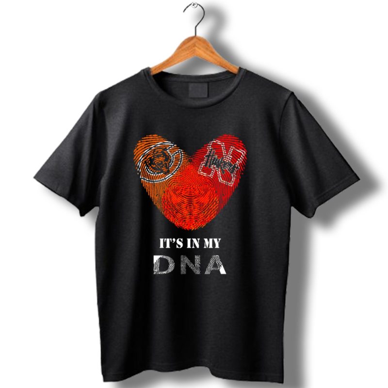 Chicago Bears Nebraska Huskers Its In My Dna T Shirt 1 T Shirt 1