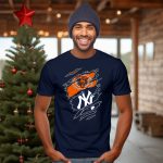 Chicago-Bears-New-York-Yankees-Crossover-T-Shirt-1_t-shirt-3_4