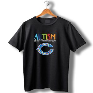 Chicago Bears Nfl Autism Accept Understand Love Awareness T Shirt
