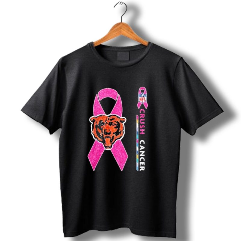 Chicago-Bears-Nfl-Crush-Cancer-Pink-T-Shirt-1_T-Shirt-1 Chicago Bears Nfl Crush Cancer Pink T Shirt 1 T Shirt 1