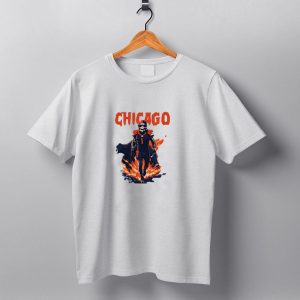 Chicago Bears Nfl Fire And Football Fan Gear T Shirt