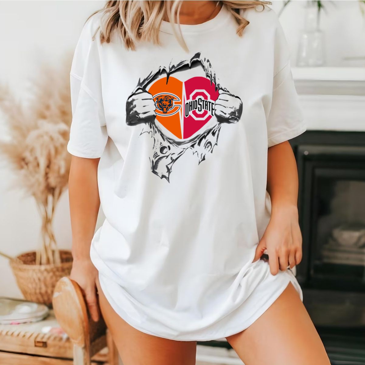 Chicago-Bears-Ohio-State-Buckeyes-Heart-Rip-T-Shirt-1_t-shirt-3_4