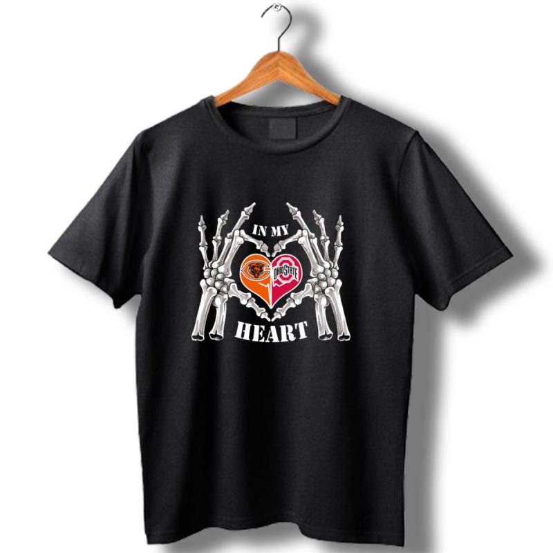 Chicago Bears Ohio State Buckeyes In My Heart T Shirt 1 T Shirt 1