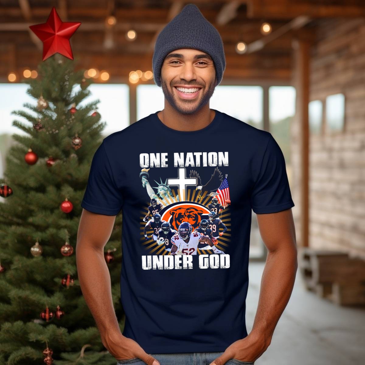 Chicago-Bears-One-Nation-Under-God-Statue-Of-Liberty-American-Flag-Cross-Football-Players-T-Shirt-1_t-shirt-3_4