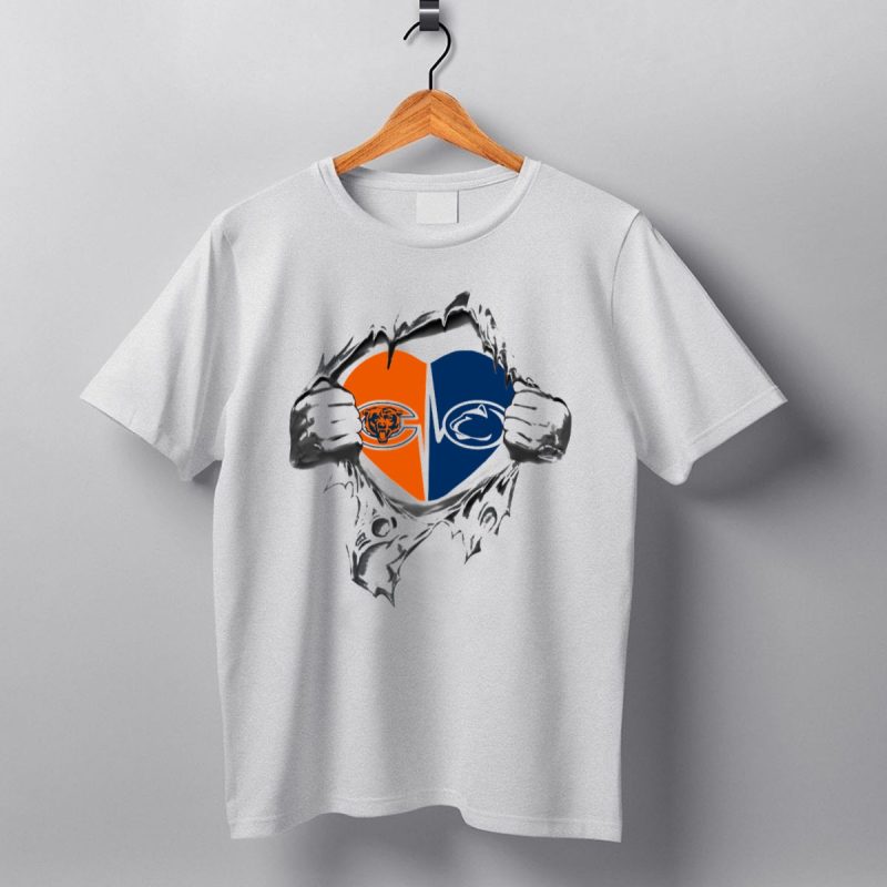Chicago-Bears-Penn-State-Heart-Fusion-T-Shirt-1_T-Shirt-1 Chicago Bears Penn State Heart Fusion T Shirt 1 T Shirt 1